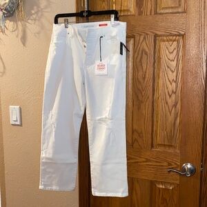 White Celebrity Pink Hi Rise Relaxed Fit The Bestie Jean